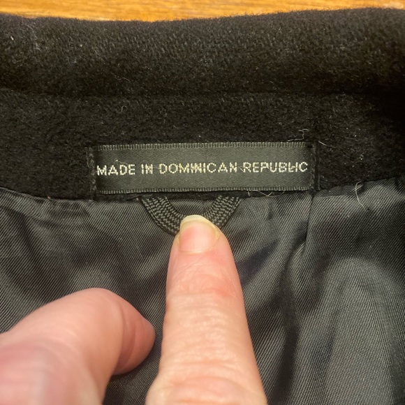 Ralph Lauren Black Wool/Cashmere Three Button Overcoat - Picture 6 of 9